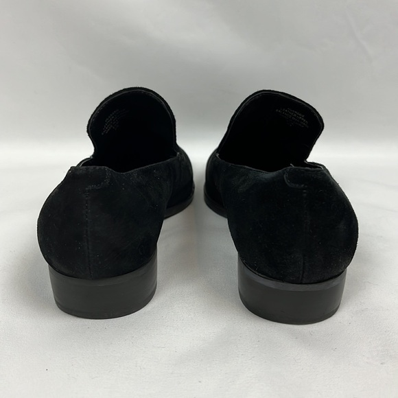 Marc Fisher Kassie Leather Slip on Loafers Black Shoes Size 6.5 - Picture 6 of 8